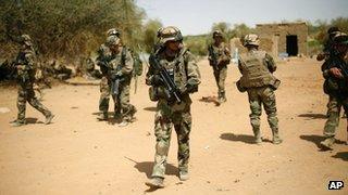 French troops in Mali