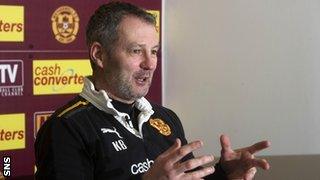 Motherwell assistant manager Kenny Black