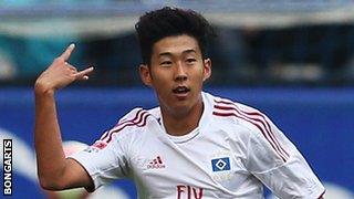 South Korean Son Heung-Min has scored nine Bundesliga goals so far this season