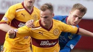 Motherwell's Kallum Higginbotham