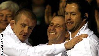 Graham Rowntree, Stuart Lancaster and Andy Farrell