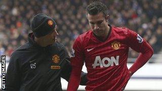 Manchester United's Robin van Persie