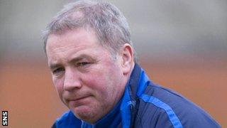 Rangers manager Ally McCoist