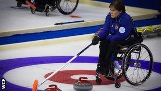 Scotland wheelchair curling skip Aileen Neilson