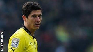 Borussia Dortmund striker Robert Lewandowski