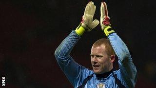 St Mirren goalkeeper Craig Samson