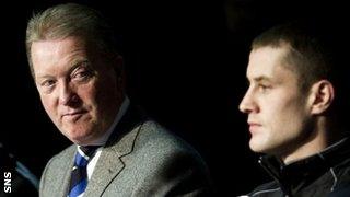 Frank Warren and Ricky Burns