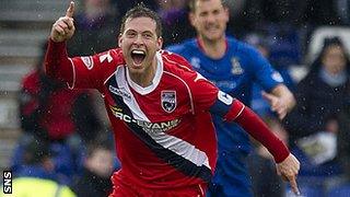 Ross County midfielder Paul Lawson