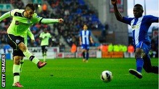 Davide Santon fires home Newcastle's equaliser