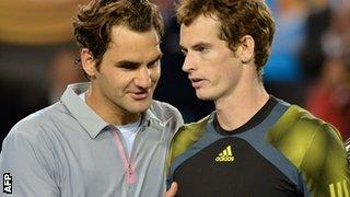 Roger Federer and Andy Murray