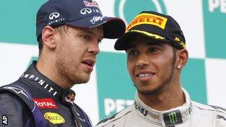 Lewis Hamilton tried to broker a move to Red Bull alongside Sebastian Vettel according to Bernie Ecclestone