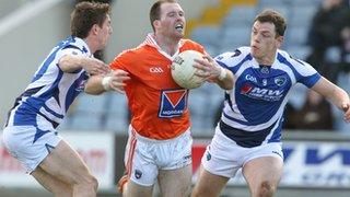 Armagh captain Ciaran McKeever is banned for Sunday's vital league game with Galway