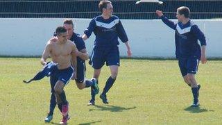 Charlie Petulla celebrates late winner