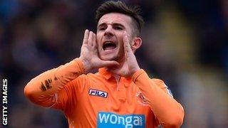 Blackpool midfielder Barry Ferguson