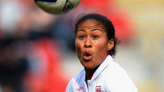 England's Rachel Yankey