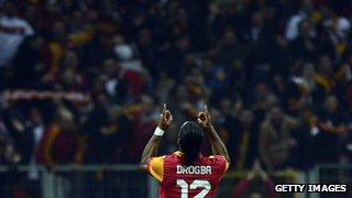 Galatasaray striker Didier Drogba