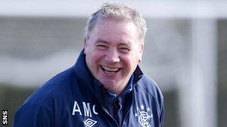 Rangers manager Ally McCoist