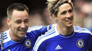 John Terry and Fernando Torres