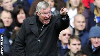 Manchester United manager Sir Alex Ferguson