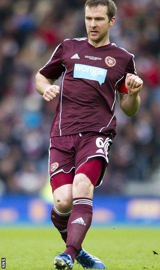 Hearts defender Andy Webster