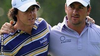 Rory McIlroy and Graeme McDowell