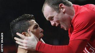 Cristiano Ronaldo and Wayne Rooney