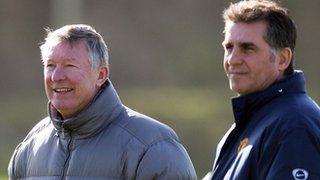 Sir Alex Ferguson and Carlos Queiroz