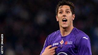 Fiorentina striker Stevan Jovetic