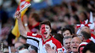 Ulster fans travelled to the RDS final in big numbers