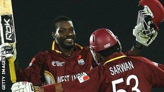 Chris Gayle and Ramnaresh Sarwan