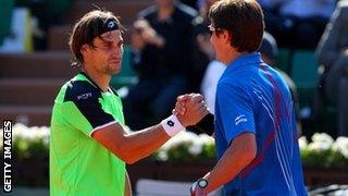 David Ferrer and Tommy Robredo