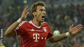 Croatian striker Mario Mandzukic