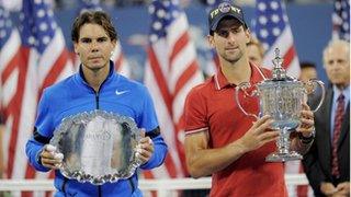 Rafael Nadal and Novak Djokovic