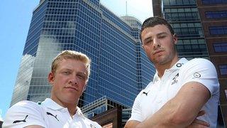 Robbie Henshaw and Stuart Olding