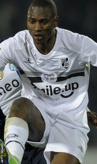 Amido Balde in action for Vitoria Guimaraes