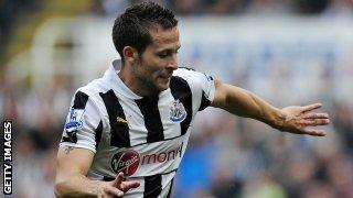 Newcastle midfielder Yohan Cabaye