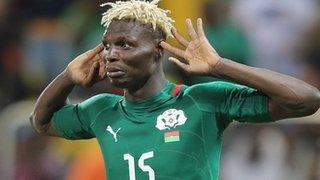 Burkina Faso striker Aristide Bance