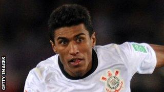 Brazil and Corinthians midfielder Paulinho