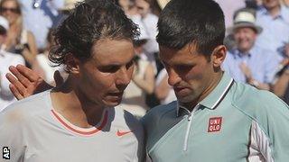 Nadal overcame Djokovic in an epic five-set French Open semi-final earlier this month