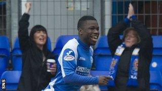 St Johnstone forward Nigel Hasselbaink