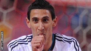 Real Madrid's Angel di Maria