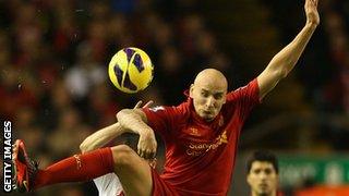 Liverpool midfielder Jonjo Shelvey