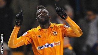 Wolves winger Bakary Sako