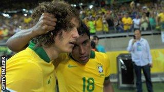 David Luiz and Paulinho