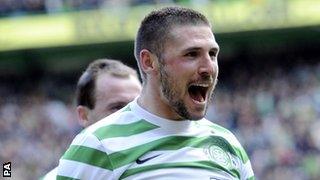 Celtic striker Gary Hooper