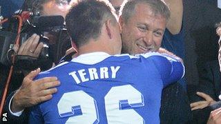 John Terry and Roman Abramovich