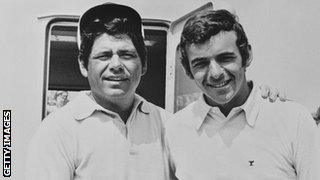 Lee Trevino (left) and Tony Jacklin