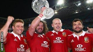 Tom Youngs, Adam Jones, Dan Cole and Alex Corbisiero