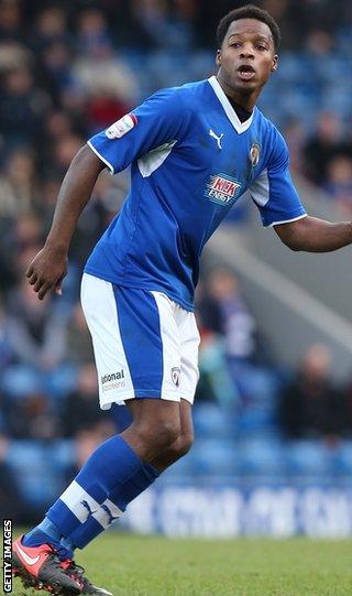 Neal Trotman in action for Chesterfield