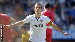 Valencia striker Roberto Soldado